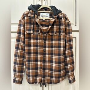 Men’s American Eagle Outfitters Brown Plaid Jacket